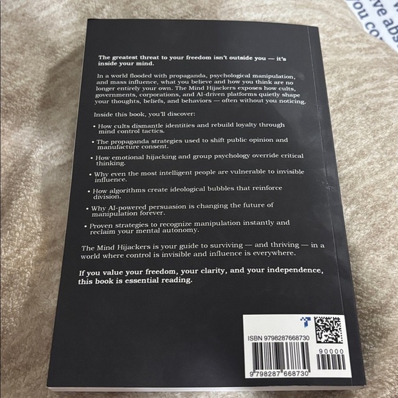 The Mind Hijackers Book and Sticker Voltaire Jonathan Graves Cults Propaganda - Picture 2 of 3